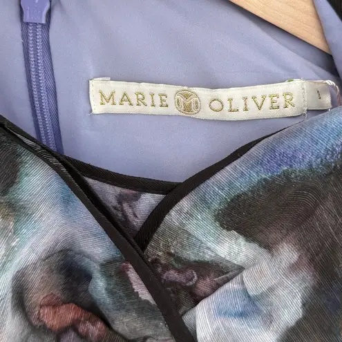 Marie Oliver NWT Indira Silk Organza Bow Sleeveless Tank Top Blouse Geode Small