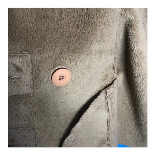 Zendra Petite Brown Suede Coat XL Lightweight Double