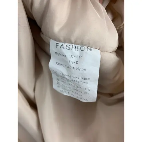 Women’s Fashion Pink Blush Quilted Puffer Jacket Size L Size L