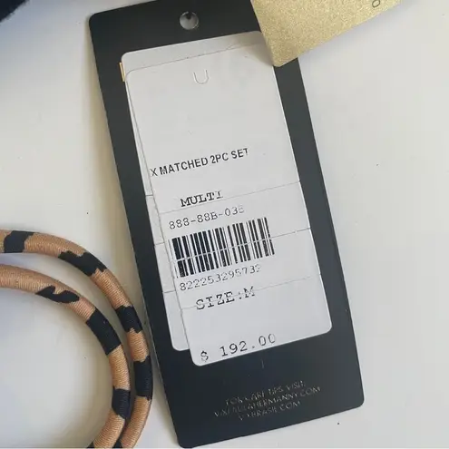 VIX Paulahermanny tiger stripe 2 piece bikini swimsuit Tan Size M