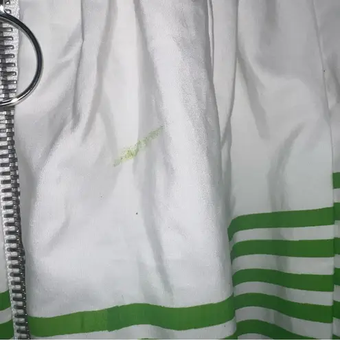 Marine Serre Regenerated Ball Skirt Green Striped