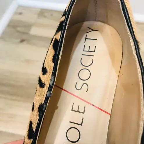 Sole Society leopard loafers sz 6.