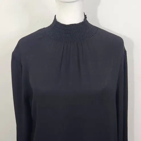 Bobi Mock Turtleneck Black Blouse NWT Size Small Revolve Black Turtleneck