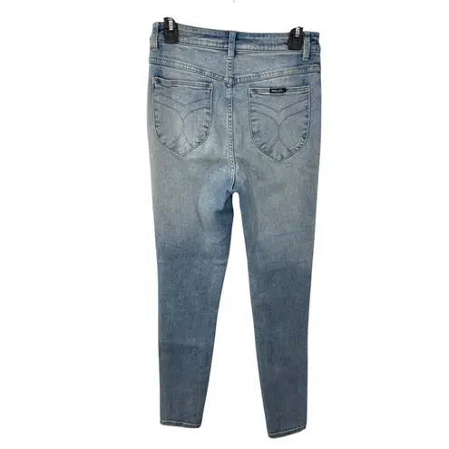 ROLLA'S Eastcoast Ankle High Rise Skinny Jeans Pheonix Blue Sz 30 Stretch Denim