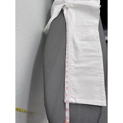 No Bo Low Rise Skinny White Denim 5pocket Stretch Modern Pants Size 13 summer