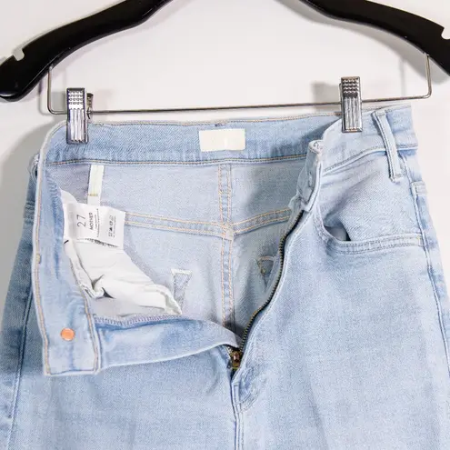 NEW Mother Denim The Hustler Ankle Fray Cotton Stretch Ball's In Your Court Jean