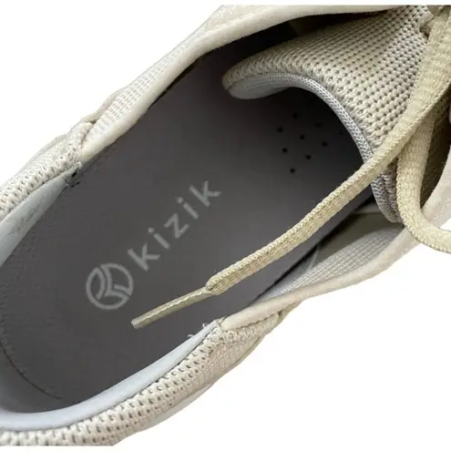 Kizik Beige Mesh Slip On Sneakers Women's Size 10.5 Athletic Shoes Tan