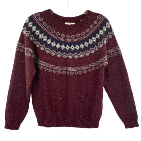 Weatherproof Vintage Women’s Fair Isle Acrylic Sweater