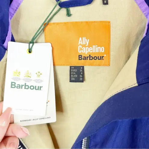Barbour NWT Ally Capellino x Limited Edition Tip Casual Hooded Jacket 4 Blue