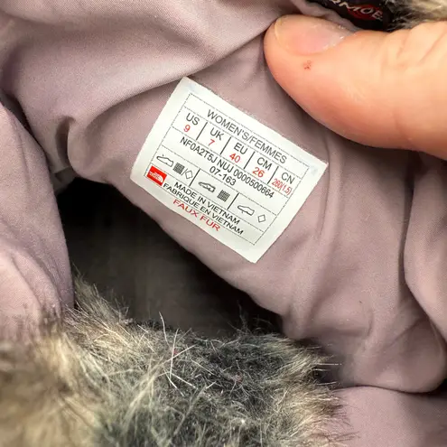 The North Face  ThermoBall Microbaffle Bootsie II Quilted Faux Fur Ankle Size 9 - Image 7