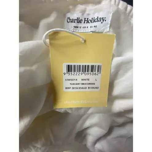 Charlie Holiday  Women's Size 8 Tuscany Maxi Dress White NWT