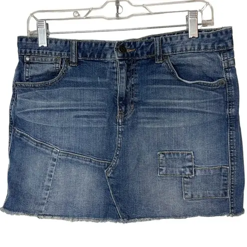 Calvin Klein Vintage Y2K 90s  Mini Jean Skirt Size 8/29