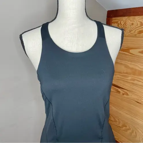 All In Motion Train Knit Black Racerback Tennis Dress Bike Shorts Extra Small