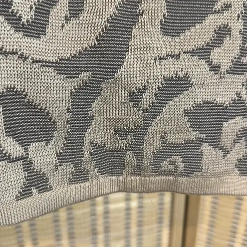 Jacques Vert Vintage 1990s Long Black and Tan Knit Sweater Vest Large?