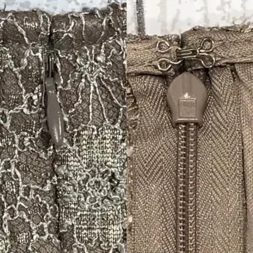 R & M Richards Gold Lace Formal Dress Jacket 2 Piece Set NWT