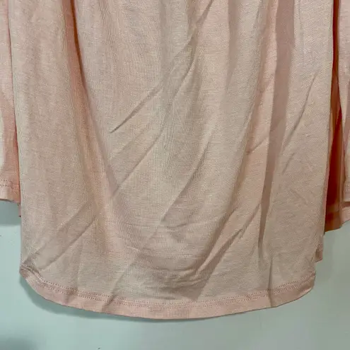 Amerikan Basics Women’s Off The Shoulder Loose Tee Pink NWT