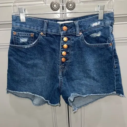 DL1961  Apollo High Rise button fly denim shorts size 27