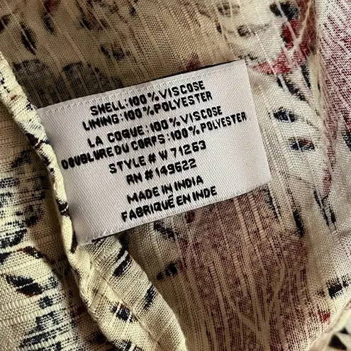 Walter Baker Jada Dancing Lotus Maxi Dress Floral Print bohemian Sz 6