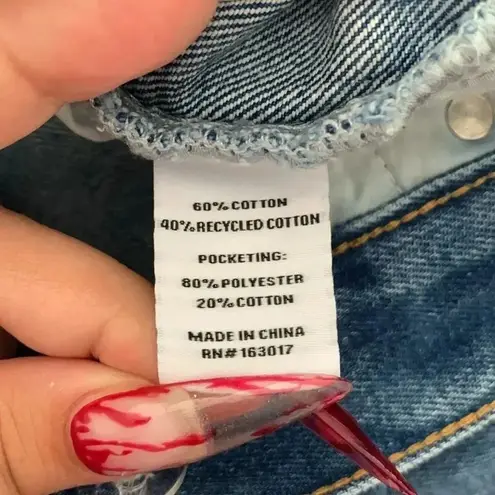 Princess Polly  Cross Over Asymmetrical Jeans