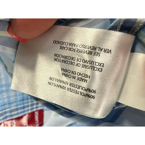 Eddie Bauer  Shirt Women's Button Down Short‎ Sleeve Adventure UPF50 Blue XL - Image 7