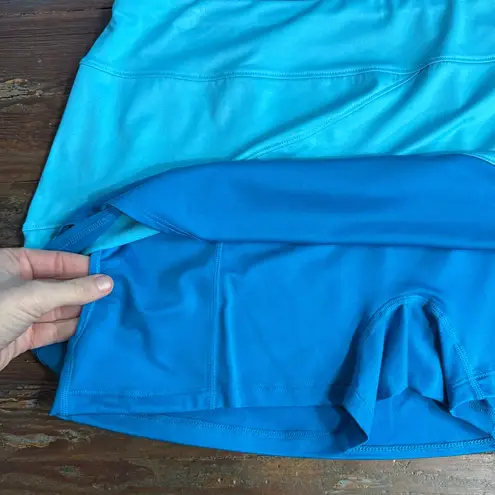 Tail Caribbean Blues Colorblock Athletic Golf/Tennis Skort ~ Size XL 💚🍄 Blue