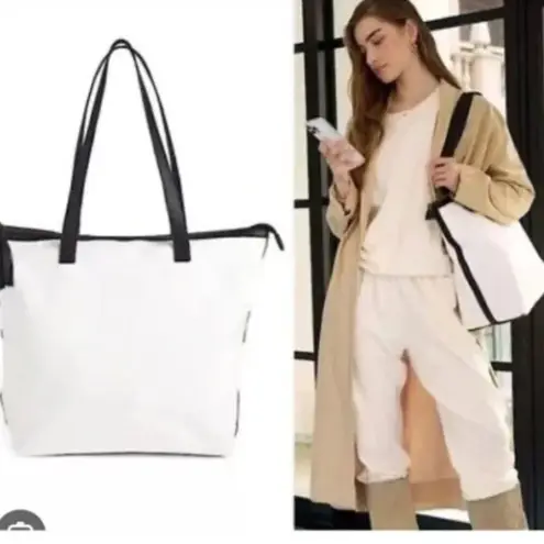 Walter Baker Carly Day Tripper weekend large Tote Bag black/white NEW