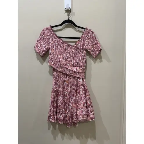 Poupette St. Barth Soledad Mini Dress size M NWT Smocked Off