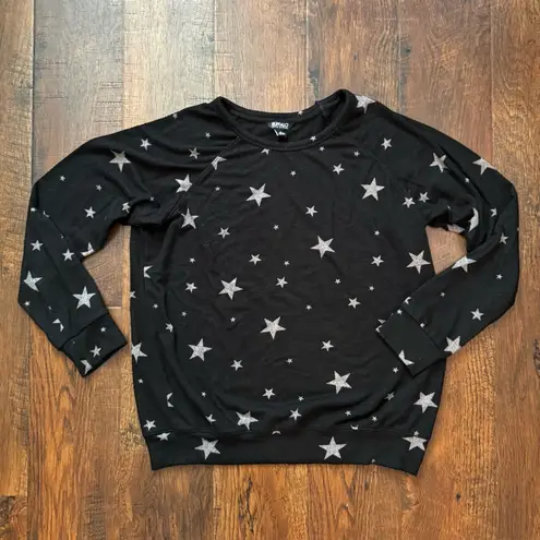 Buffalo David Bitton black crew neck sweater with stars, size M - Image 5