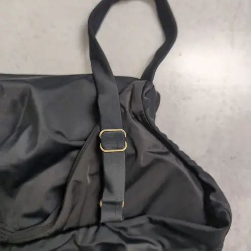 ANDIE NWT Mindy X Marco Black V-Neck Adjustable Straps One Piece Swimsuit MT