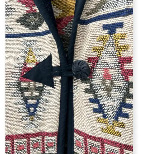 Vintage 90's Ani Natural | XL | Chenille Jacket Coat Blazer Western Navaho Aztec