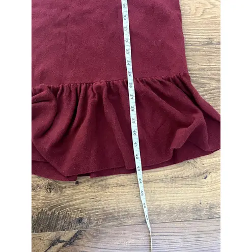 Rachel Parcell Women's Ruffle Trim Knit Sweater Dress Size Small