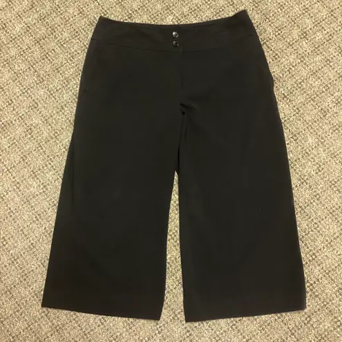 Apt. 9 Stretch Maxwell Black Dress Capris Size 6