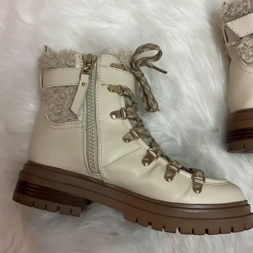 Circus by Sam Edelman Sam Edelman Georgia Shearling Lace up boots Fisherman Core B11