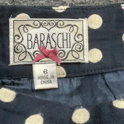 Yoana Baraschi Anthropologie Polka Dot Pencil Skirt Whimsigoth Pin Up Size 6