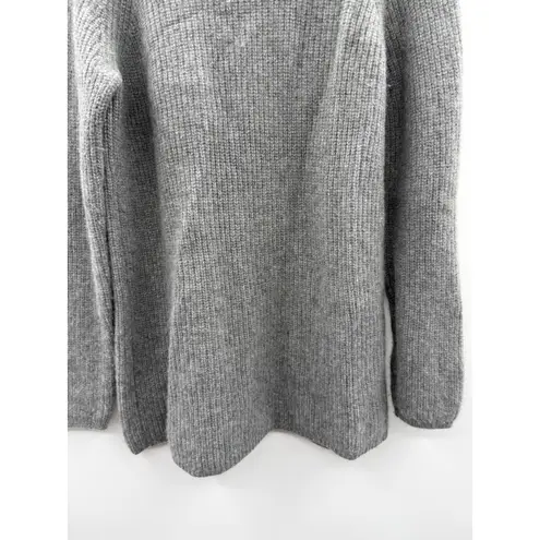Jenni Kayne Cashmere Sweater Size Medium Gray 100% Women's Long Sleeve Luxe Cozy
