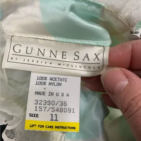 Gunne Sax juniors 11 women's small xs southern belle stripe dress frilly girly