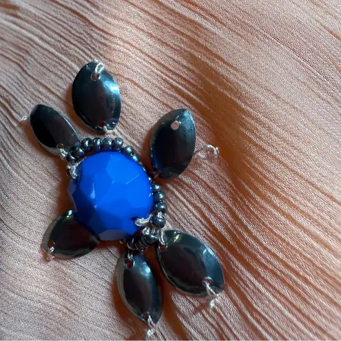 Boston Proper NWOT Embellished Beaded Swing Dress Sleeveless Orange Size XS NEW