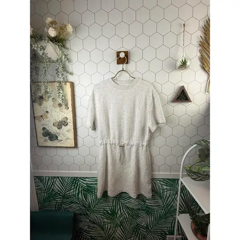 Varley Maple 2.0 Drawstring Waist Dress in Ivory Marl - Size - Small