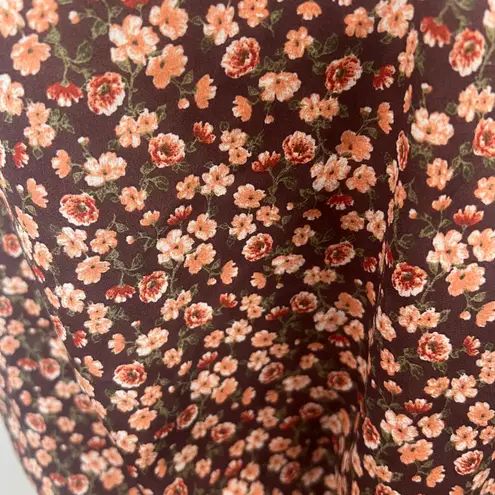 Everleigh Floral Short Sleeve Back Tie Cutout Top