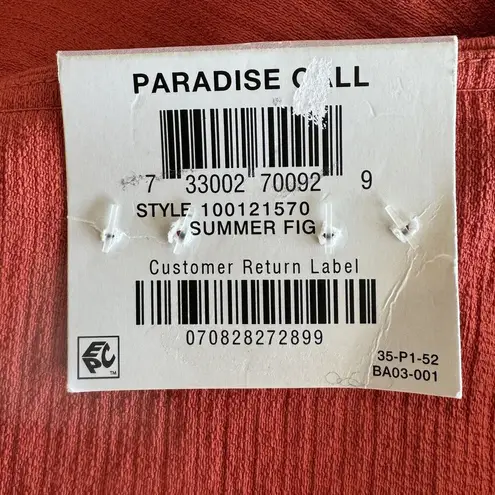 INC SZ 6 Shorts Tie-Front Side Zipper Lightweight Summer Fig Orange New