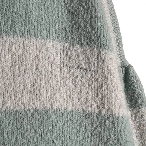 Tanya Taylor Maise Blue White Stripe Collared Pullover Sweater XS