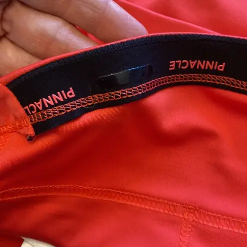 Pinnacle Womens 8 Red Cycle Riding Gear MTB 1/4 Zip