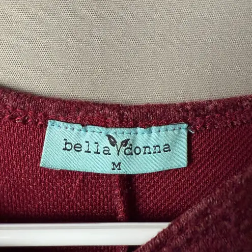 Bella Donna sz M red long sleeve midi dress Size M