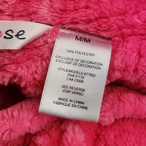 Pink Breast Cancer Awareness Plush Robe Size M