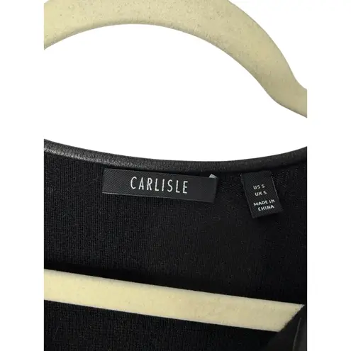 Carlisle Merino Wool Faux Leather Trimmed Jacket Cardigan Women S Quiet Luxury