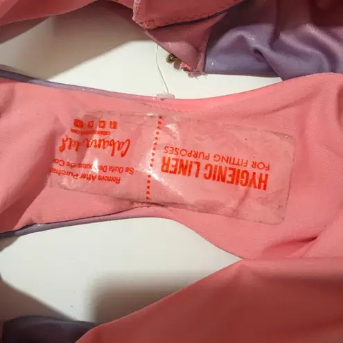 Cabana Del Sol NWT Pink Purple One Piece Swimsuit - Large