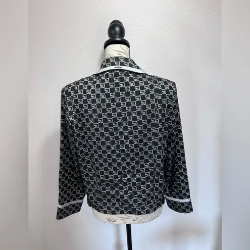 St. John Sport Shimmer Vintage Crop Blazer