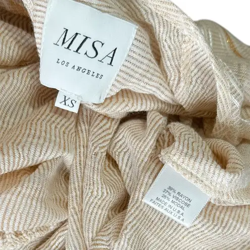 MISA Los Angeles  Katia Dress, Blush Stripes, XS