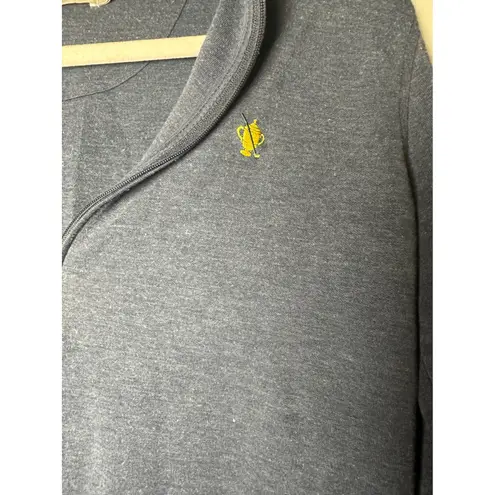 Peter Millar Womens Pullover Hoodie Blue 1/2 Zip Long Sleeve Golf Cup M