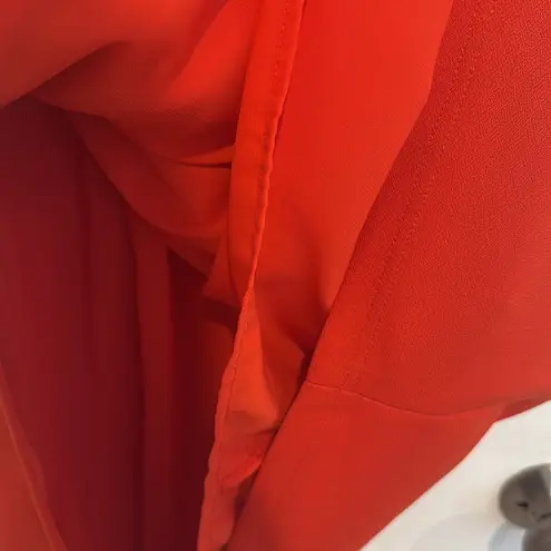 O.P.T. Rue Red High Neck Midi Dress Size Large from Few Moda